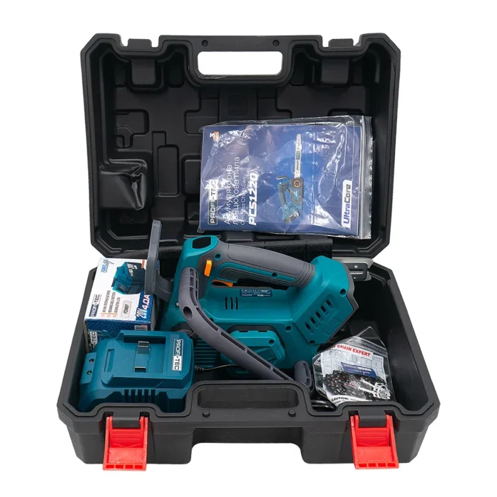 Аккумуляторная цепная пила PROFI-TEC PCS1220 UltraCore 1xPT2040EP 4.0 Ач (30654430) - фото 9 Аккумуляторная цепная пила PROFI-TEC PCS1220 UltraCore 1xPT2040EP 4.0 Ач (30654430) - фото 9