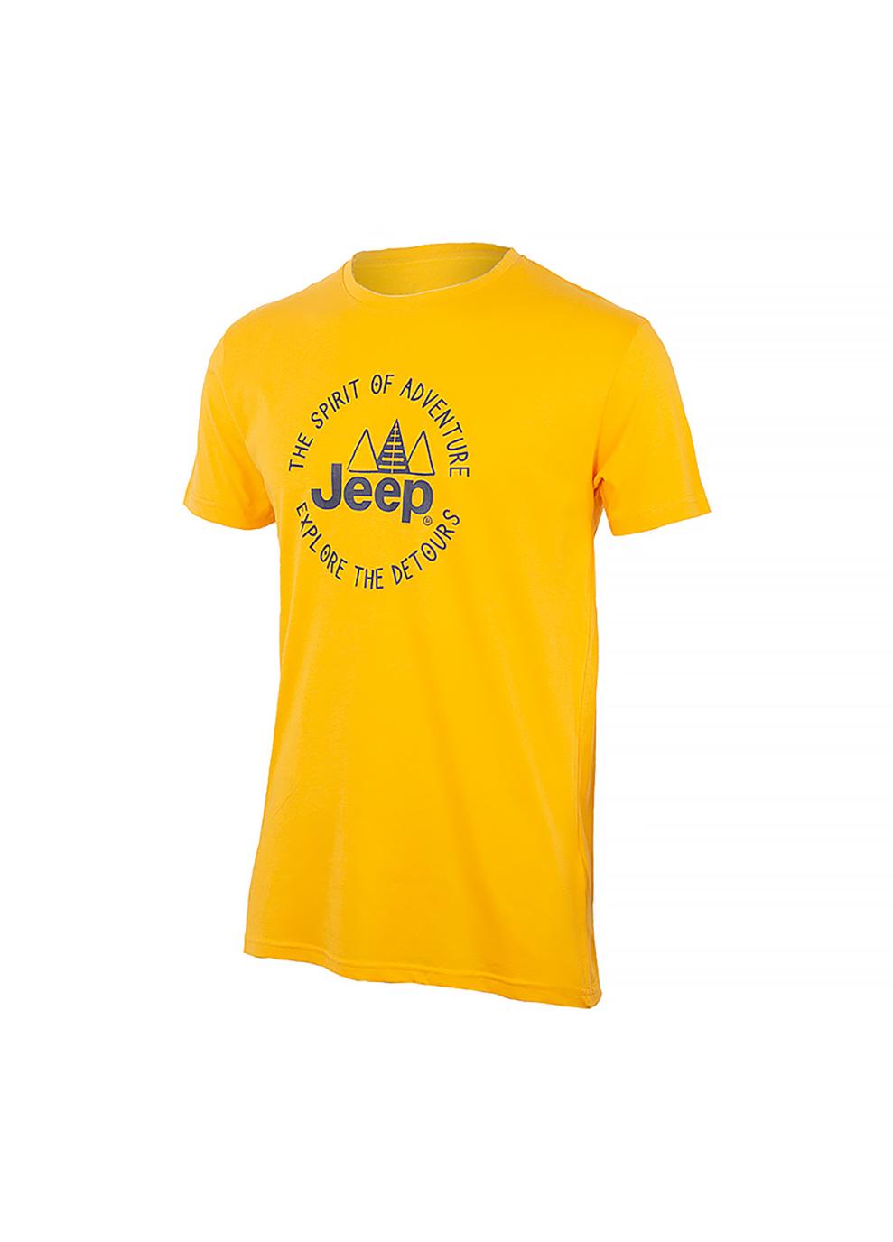 Футболка мужская JEEP T-SHIRT The spirit of Adventure L Желтый (O102587-Y249 L) Футболка мужская JEEP T-SHIRT The spirit of Adventure L Желтый (O102587-Y249 L)