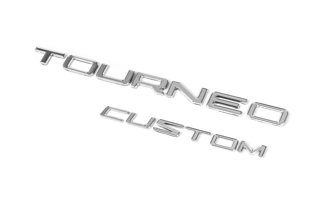 Надпись Tourneo Custom Davs Auto для Ford Custom 2013-2022 гг. abs-пластик Хром