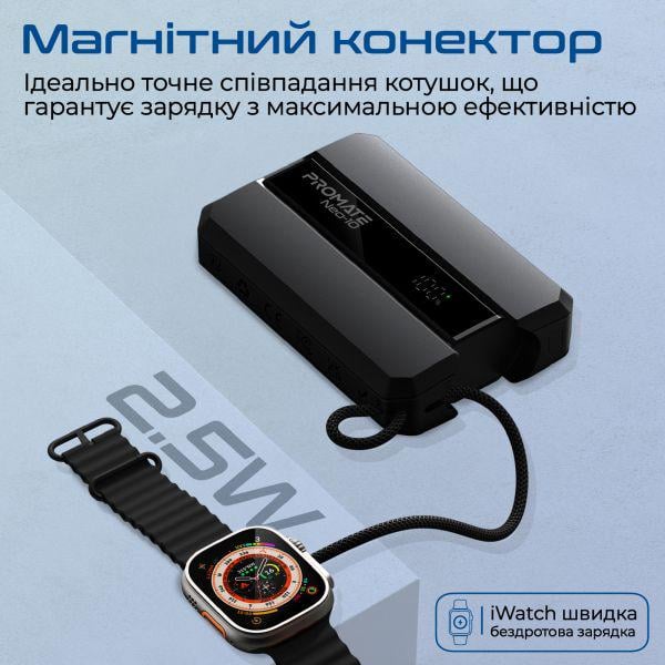 Повербанк Promate Neo-10 10000 mAh 30W Black (neo-10.Black) - фото 6