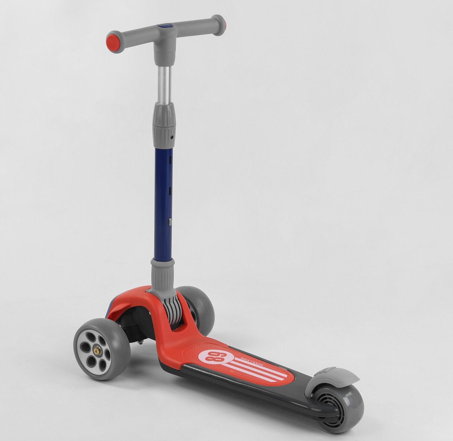 Самокат детский Best Scooter RS-9119 алюминиевый руль 3 PU колеса с подсветкой Красный (15450338) Самокат детский Best Scooter RS-9119 алюминиевый руль 3 PU колеса с подсветкой Красный (15450338)