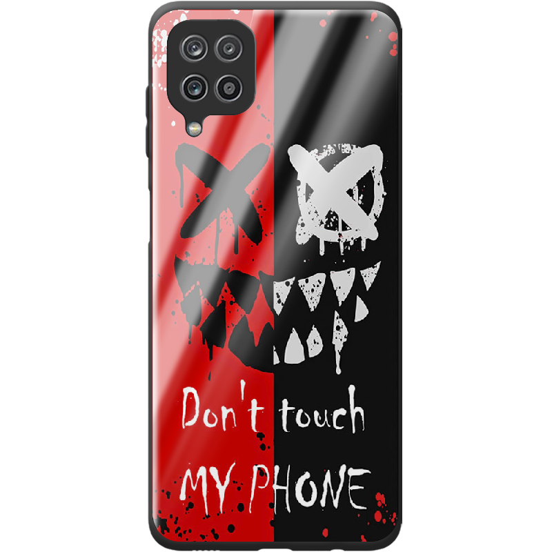 Чохол Boxface Samsung A225 Galaxy A22 Bad Smile Чорний силікон зі склом (42748-up2468-44201)