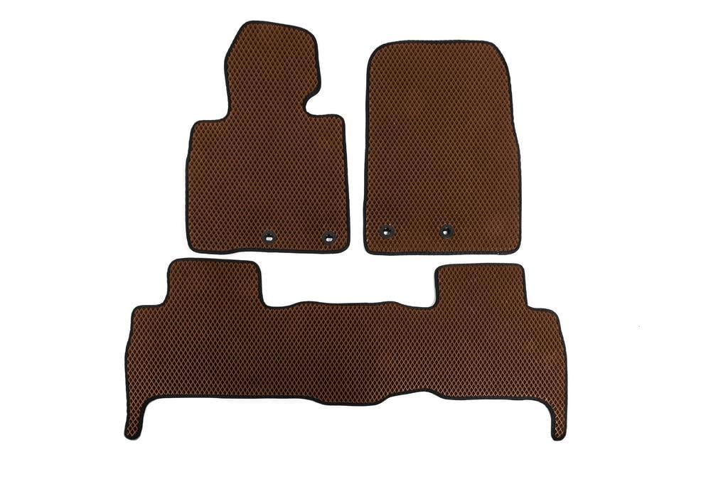 Коврики полиуретановые Digital Designs EVA V-2 для Lexus LX570/450d 2012-2021 гг. этилвинилацетат Коричневый (131600)