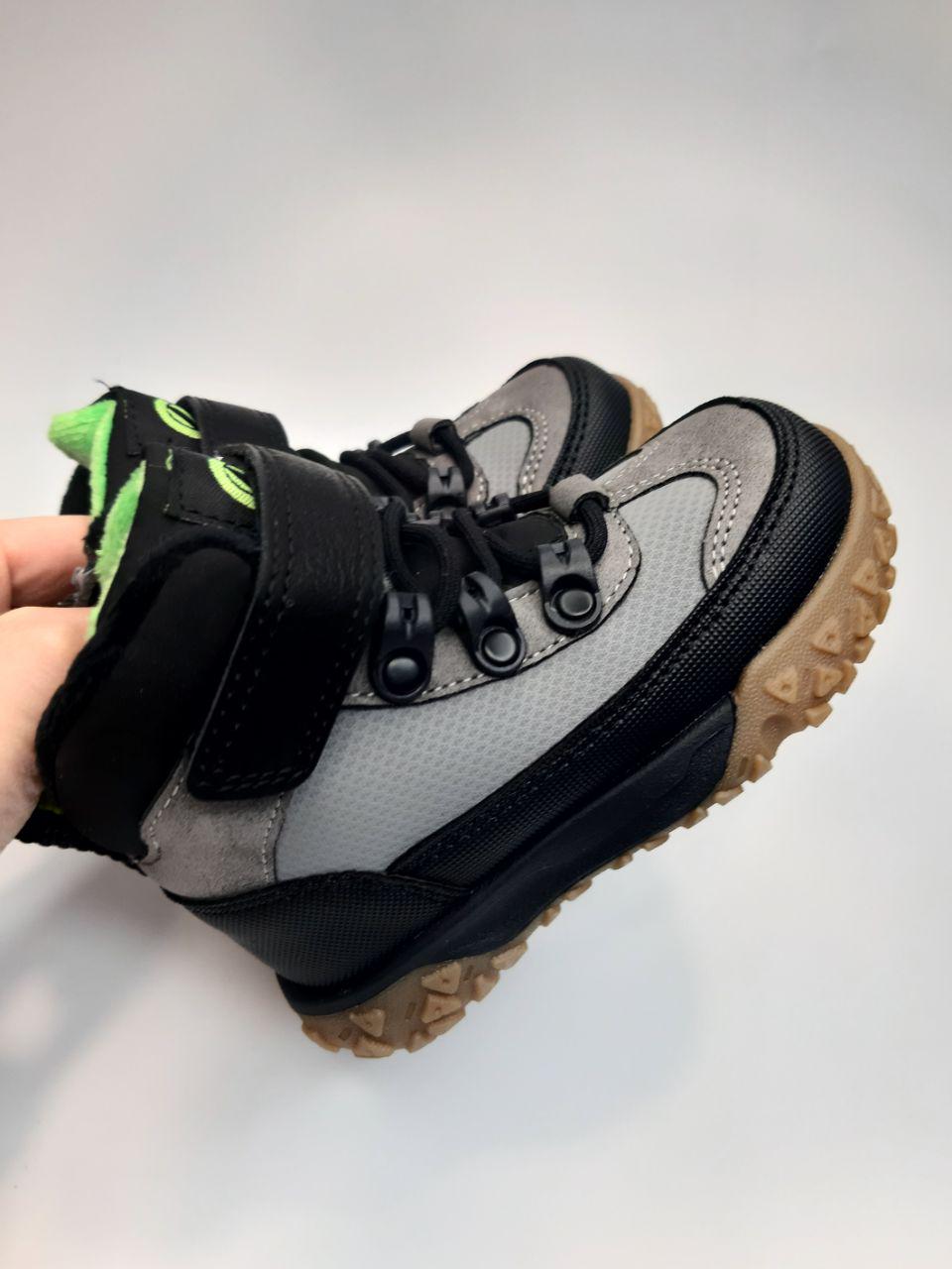 Черевики зимові Clibee для хлопчика р. 26 17,5 см Сірий (602 grey-green) - фото 3