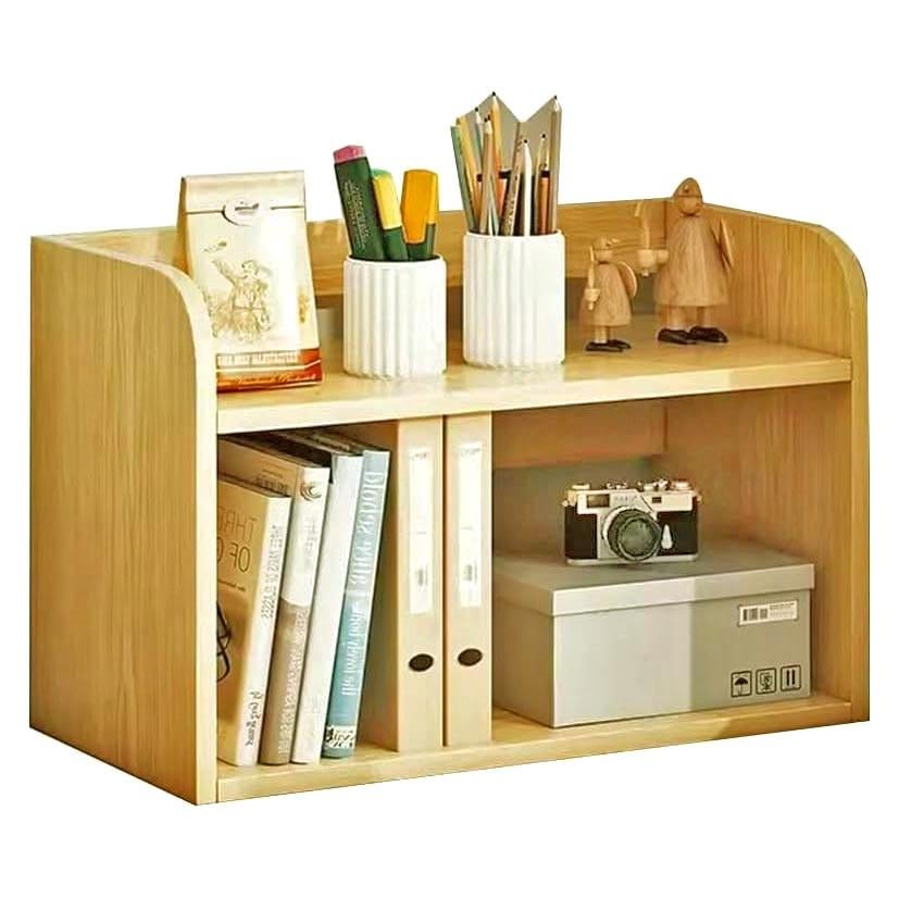 Полка книжная настольная из дерева Денвелис Карри (КПА-006503)