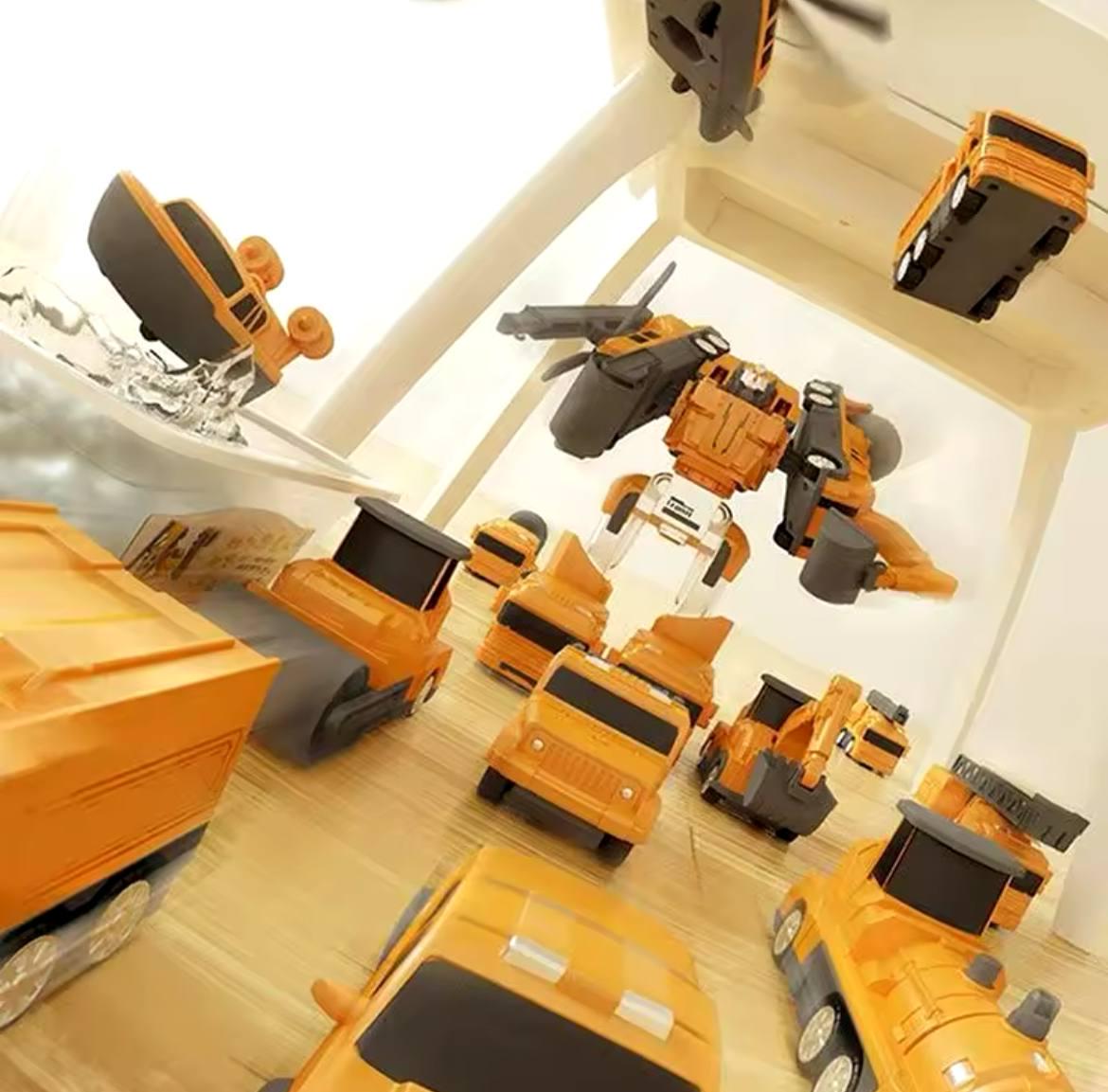 Конструктор Будівельний Трансформер 6в1 Помаранчевий (ooppp213115) - фото 8