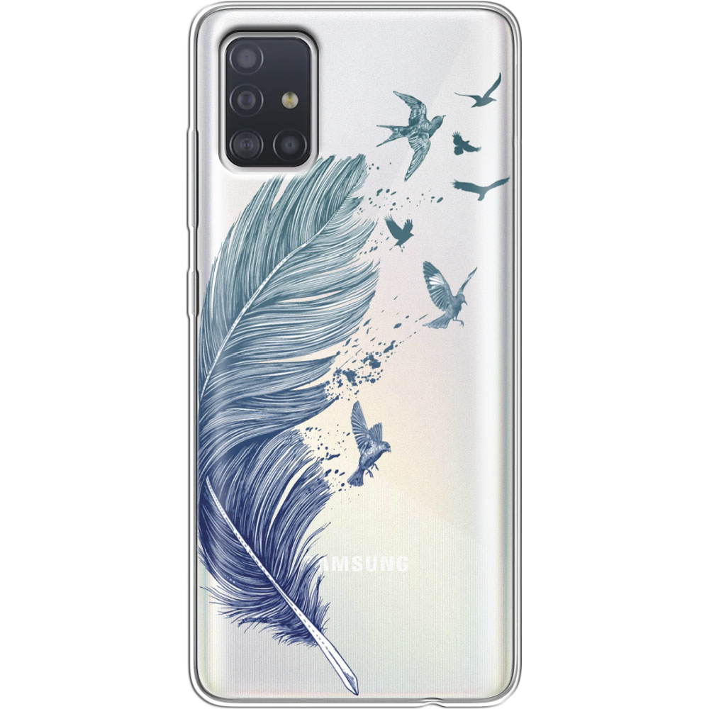 Чохол Boxface Samsung A515 Galaxy A51 Feather Прозорий силікон (38808-cc38-38808)