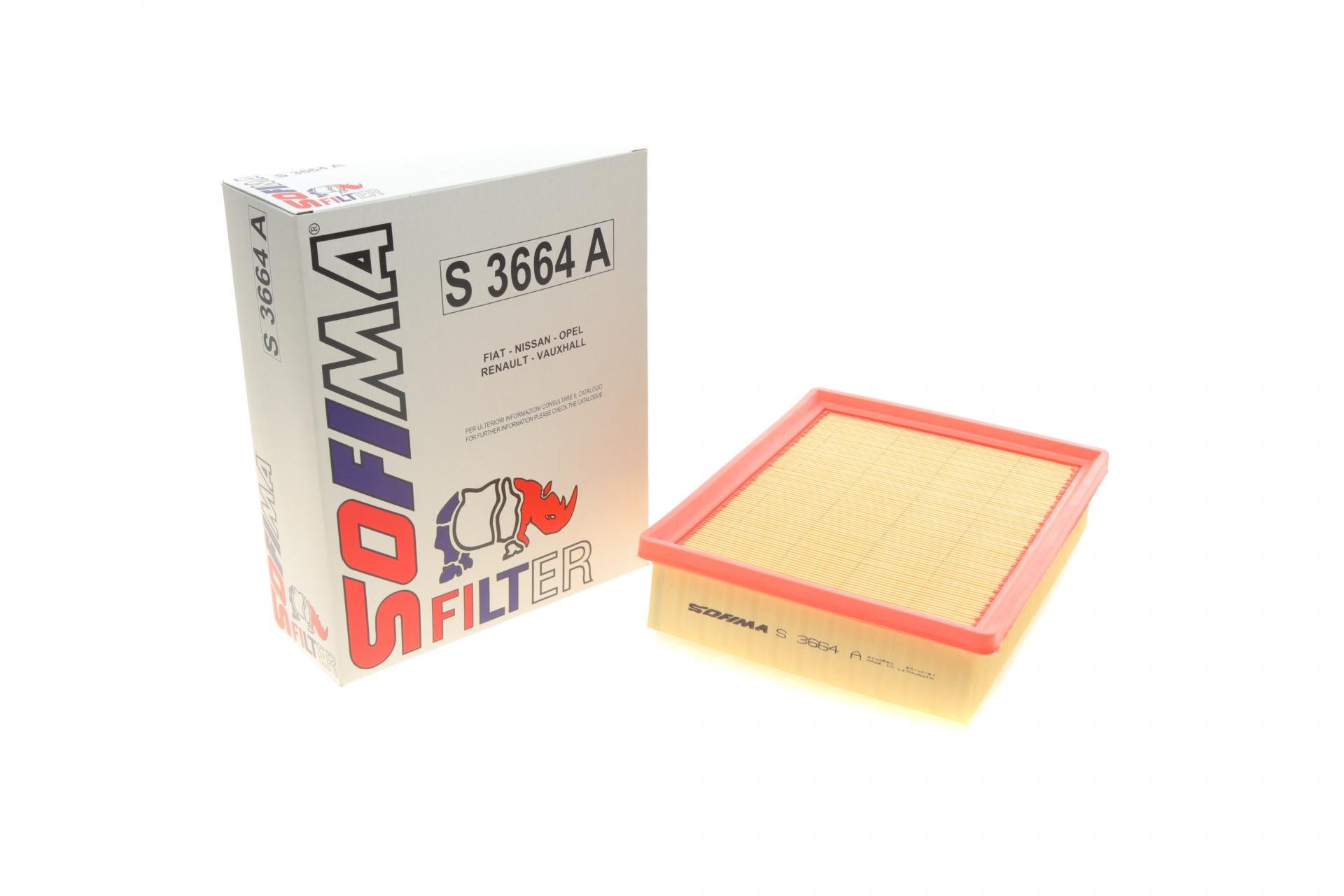 Фільтр повітряний SOFIMA для Renault Trafic/Opel Vivaro/Nissan NV300 1,6dCi 14- (S 3664 A)