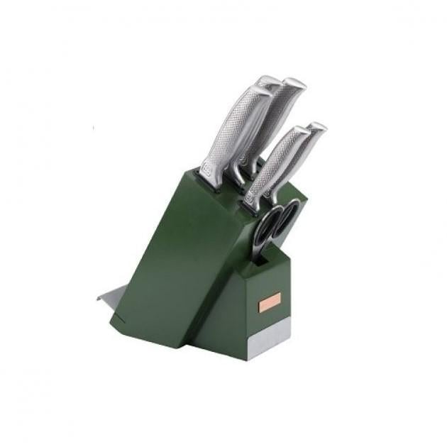 Набір ножів Edenberg EB-11023 з підставкою 7 пр. Green (EB-11023) Набір ножів Edenberg EB-11023 з підставкою 7 пр. Green (EB-11023)