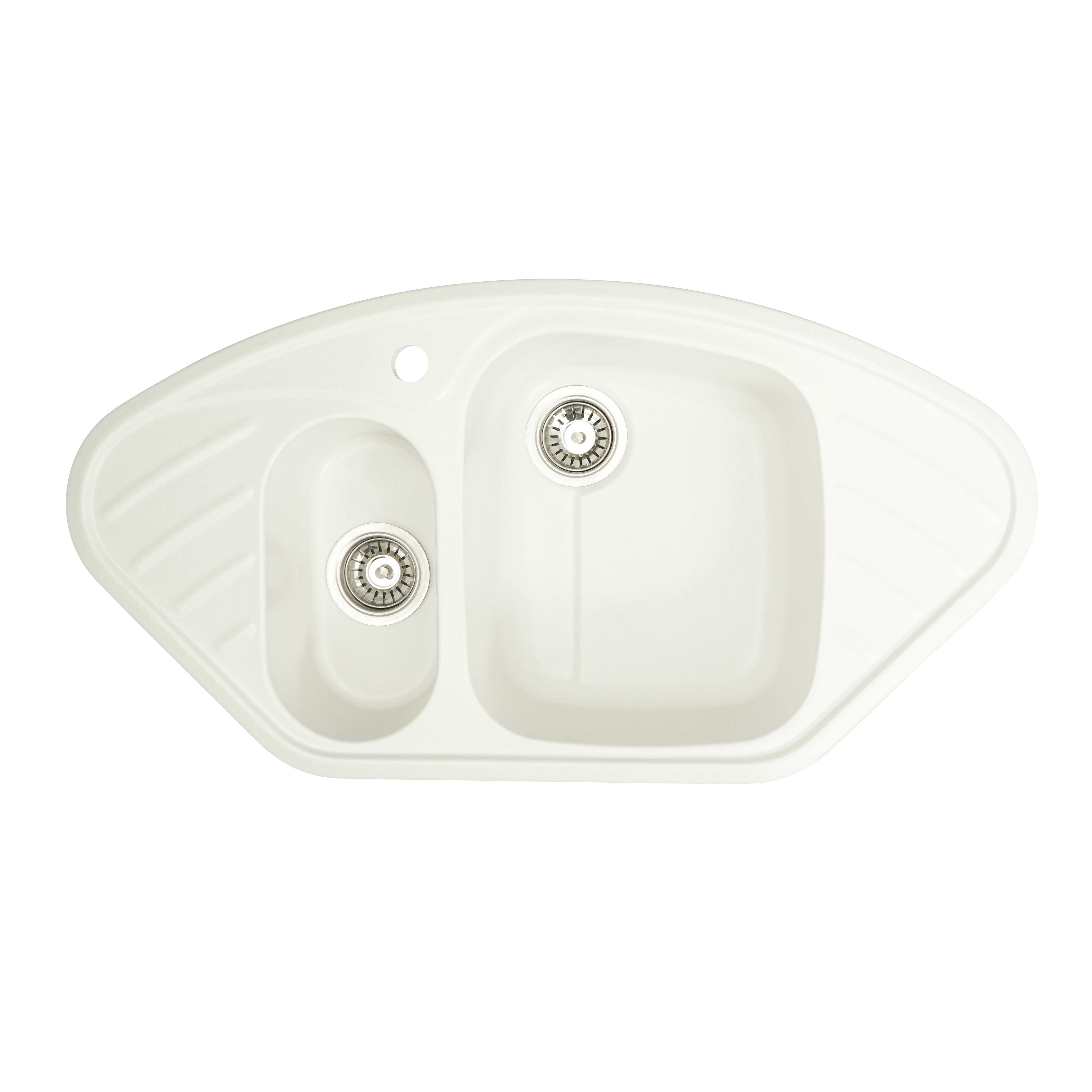 Мойка для кухни Platinum 9250UW Largo гранит глянец Белый