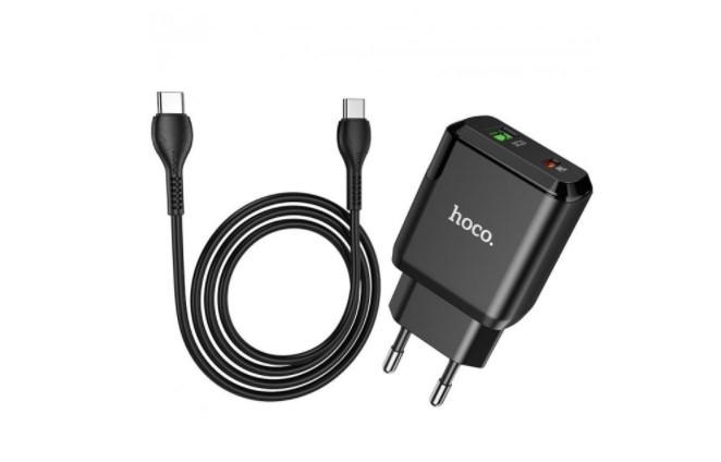 Зарядний пристрій мережевий Hoco N5 USB/Type C (000532548)