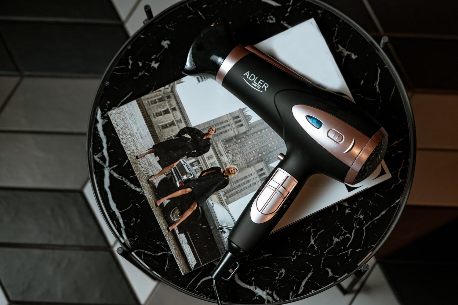 Фен для волос Adler AD 2248 2200W 2 скорости 3 температурных режима ионизация Black (AD2248B) - фото 11