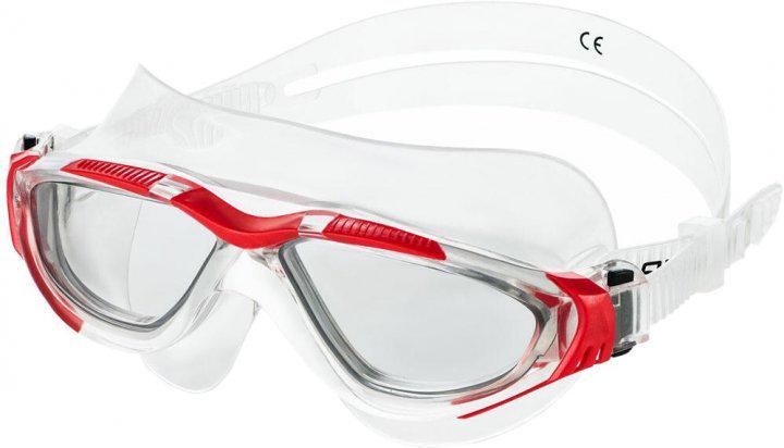 Очки для плавания Aquaspeed BORA 077-02 OSFM Красный/Прозрачный (5908217625267)