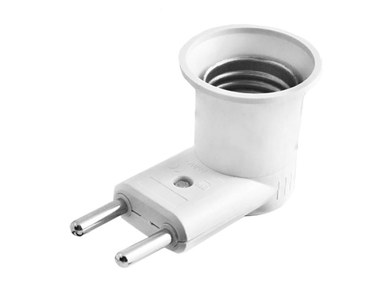 Патрон Е-27 с вилкой и кнопкой