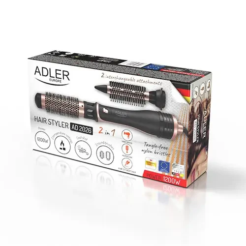 Стайлер Adler AD 2026 горячий воздух 1200 Вт - фото 4 Стайлер Adler AD 2026 горячий воздух 1200 Вт - фото 4