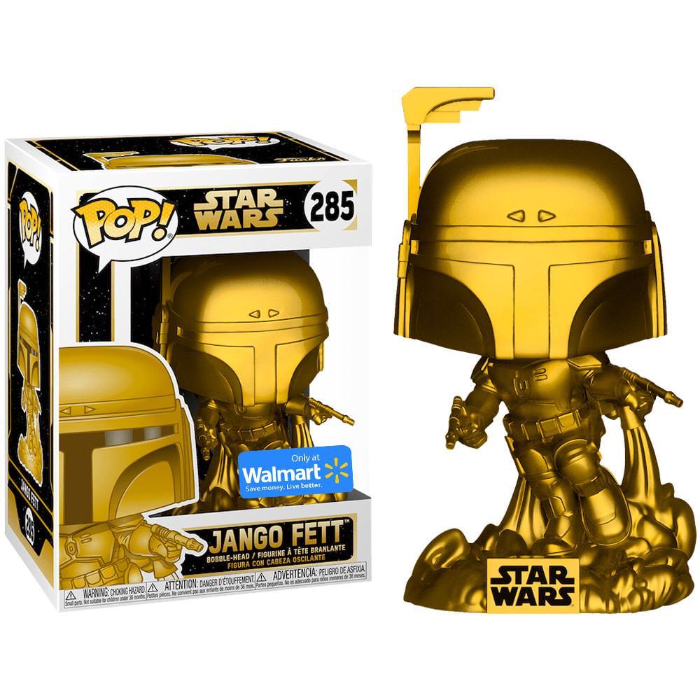 Фігурка Funko Pop Star Wars Jango Fett Gold Metallic 10 см - фото 2