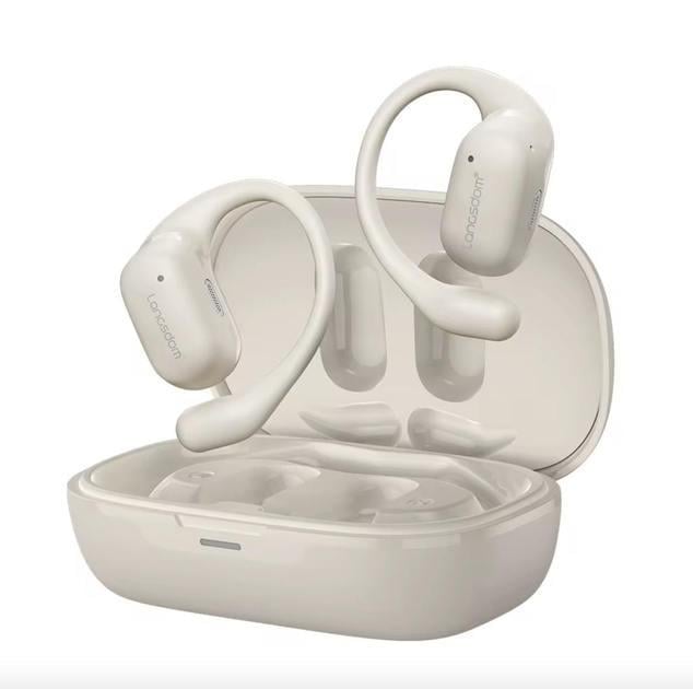 Наушники беспроводные Bluetooth Langsdom TS17 Open-Ear с направленным звуком и микрофоном Бежевый (26389561) Наушники беспроводные Bluetooth Langsdom TS17 Open-Ear с направленным звуком и микрофоном Бежевый (26389561)