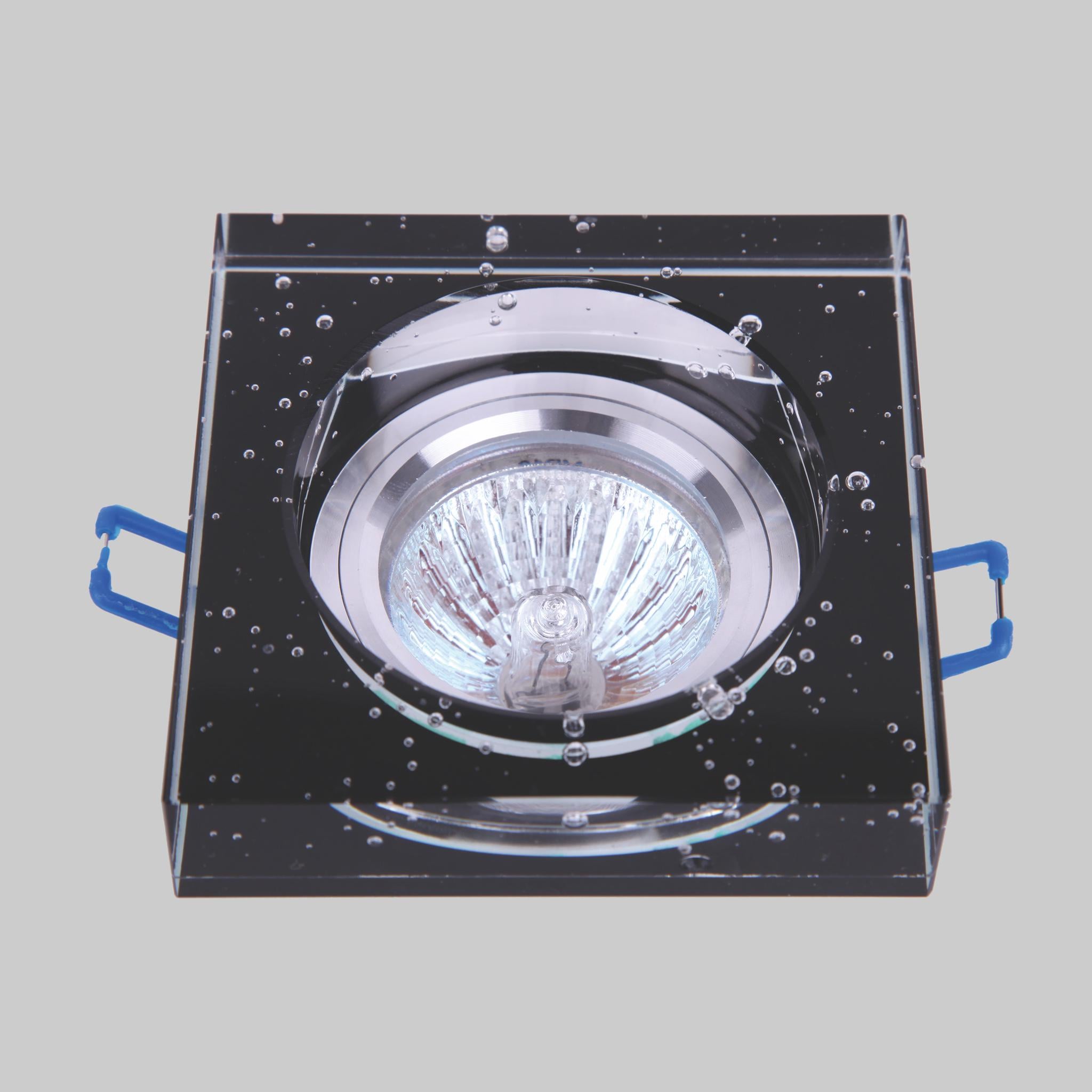 Светильник Glass стеклянный квадратный Черный