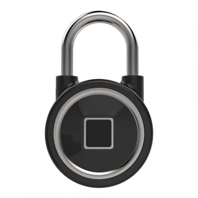 Умный электронный замок SUNROZ TappLock FB50 со сканером отпечатка пальца Bluetooth Черный (SUN3658)