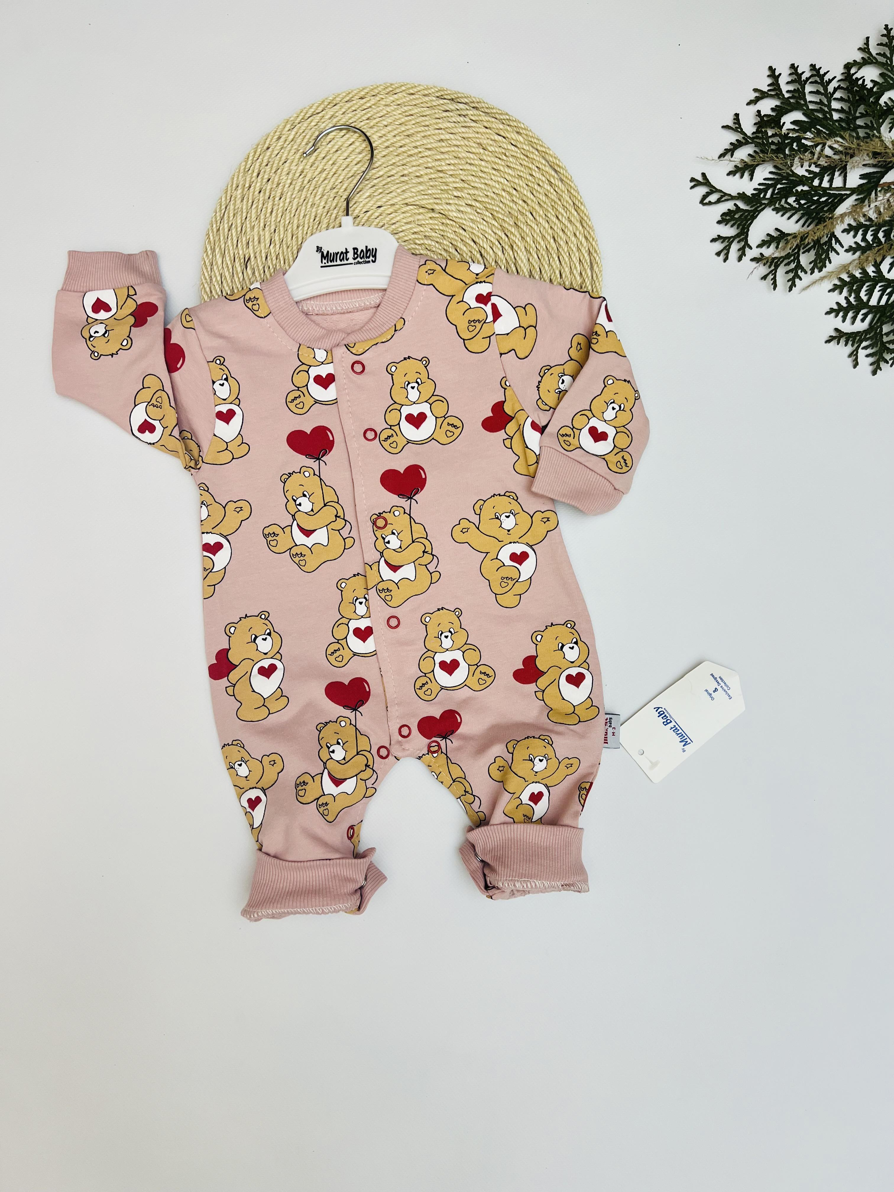 Ромпер Heart Bear детский в принт (583,2)