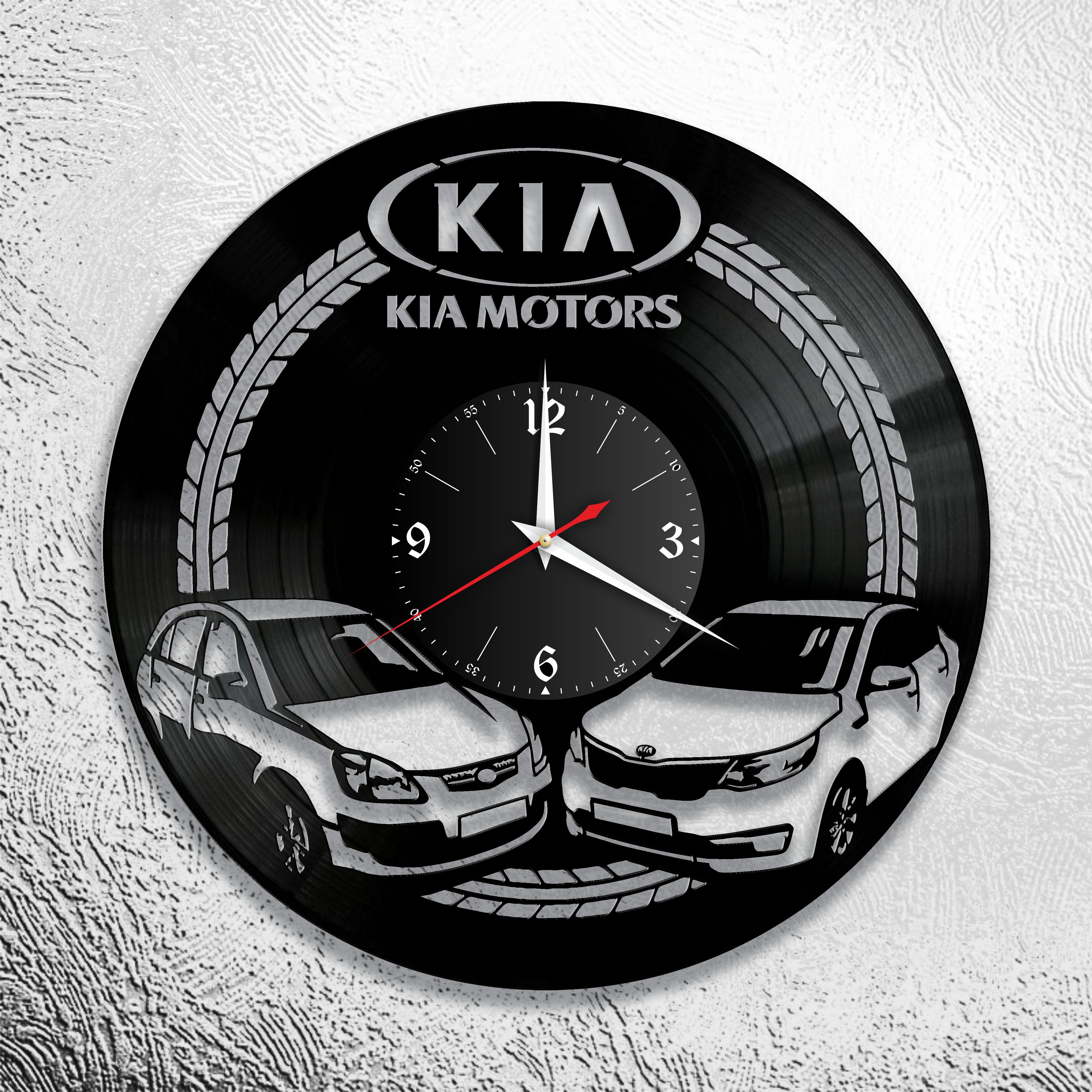 Часы настенные KIA 0899 из виниловой пластинки