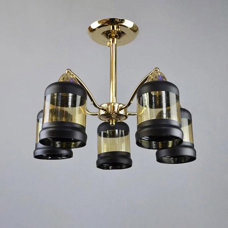 Люстра потолочная Light House NM-14213/5 FGD на пять лампы Золото