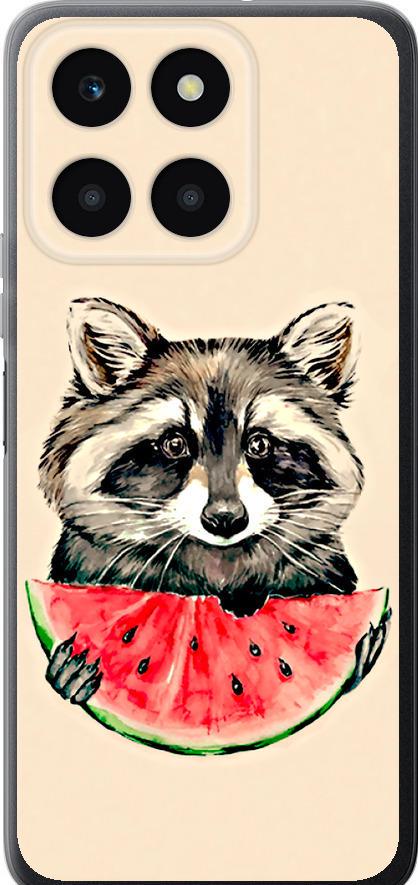 Чохол на Huawei honor X6A Єнотик з кавуном (4605u-3340-42517)