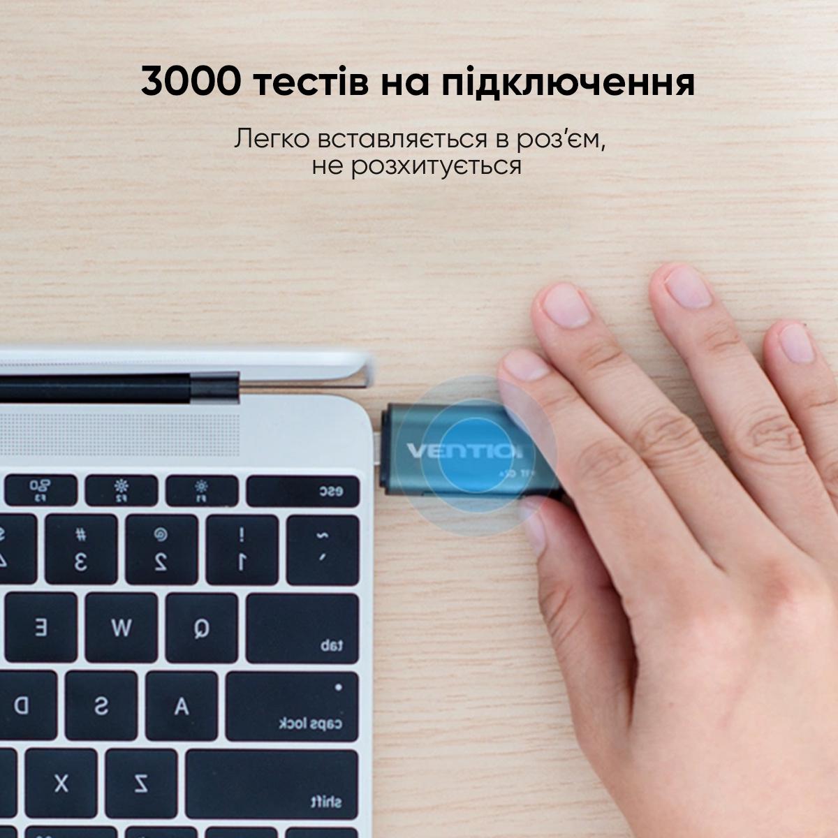 Кардридер Vention USB3.0 Multi-function Card Reader Gray Metal Type (CCHH0) - фото 8