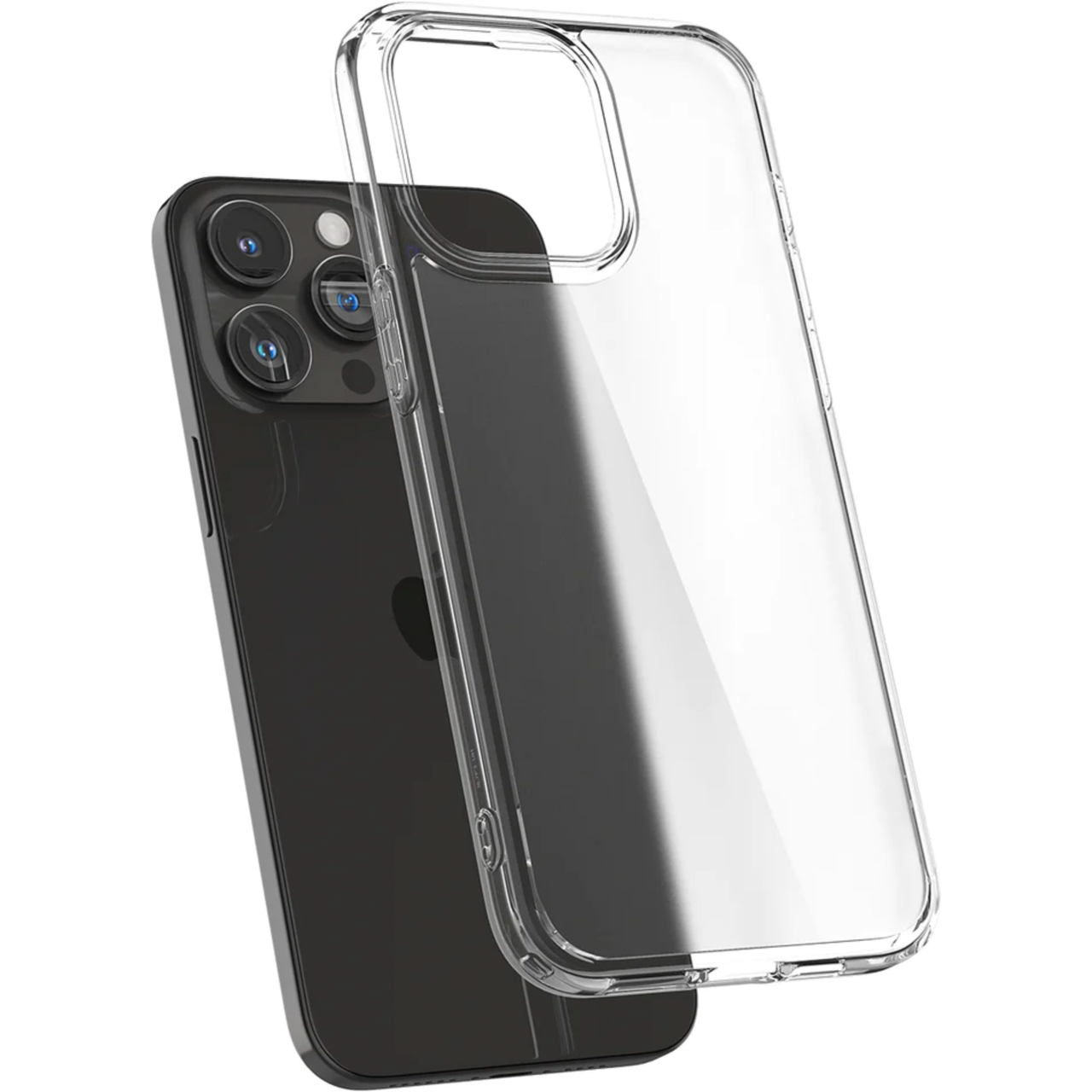 Чехол накладка Spigen Ultra Hybrid Case for iPhone 15 Pro Max Clear (ACS06565) - фото 8