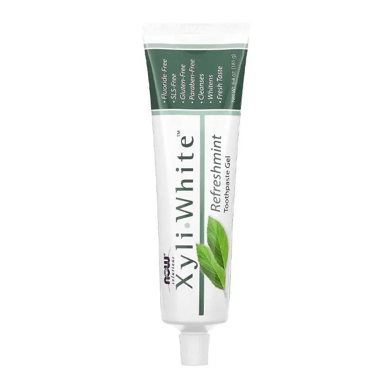 Зубная паста NOW Xyli White Toothpaste Gel 181 г Мята (09151-01)