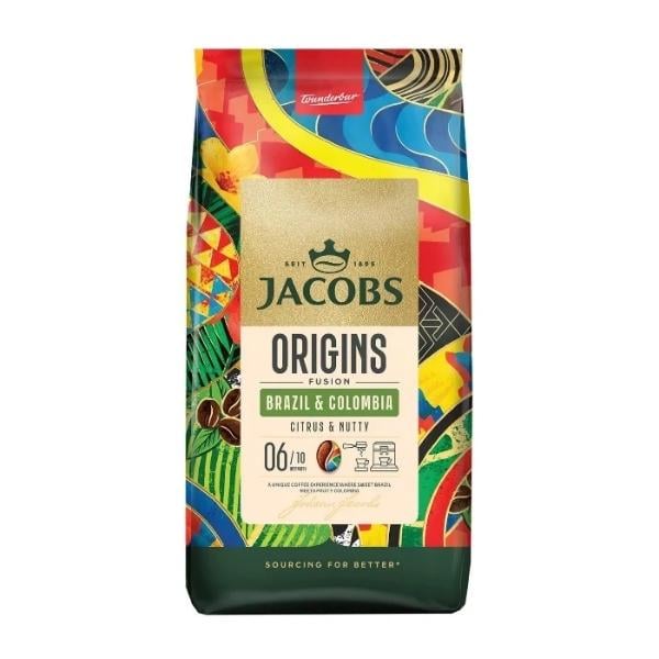 Кава в зернах Jacobs South America Blend 4х1000 г ящик 4 кг (jac1011)