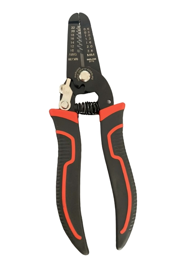 Инструмент для снятия изоляции 0,6-2,6 мм Черный с красным (13081191)