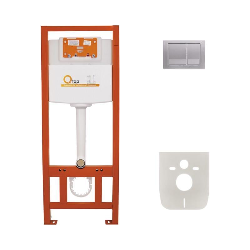 Инсталляция Q-tap 4в1 Nest ST с панелью смыва QT0133M425M06029SAT (10444)