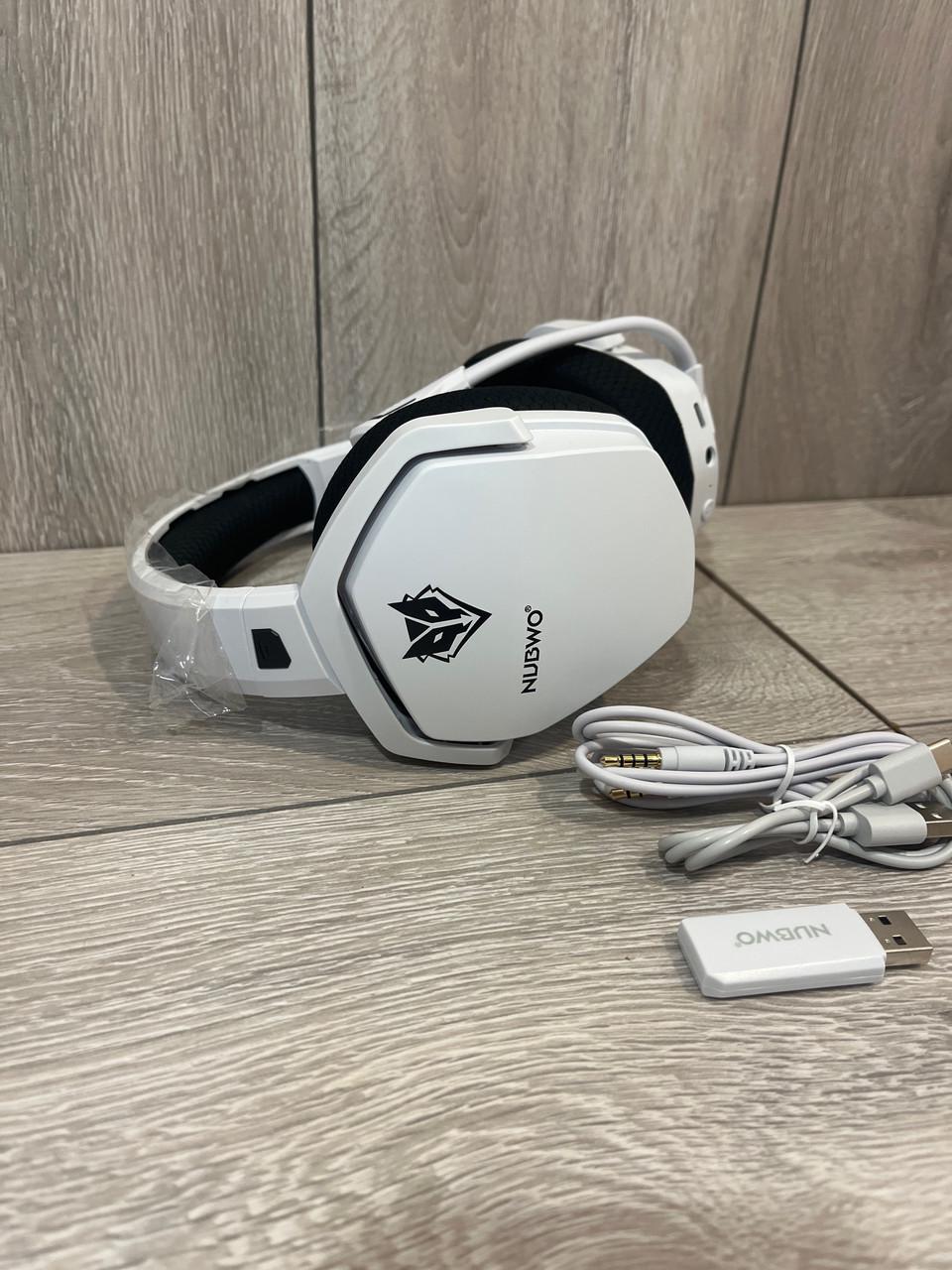 Гарнітура Nubwo G06-BT Version 3031 2,4 ГГц Bluetooth White - фото 8 Гарнітура Nubwo G06-BT Version 3031 2,4 ГГц Bluetooth White - фото 8