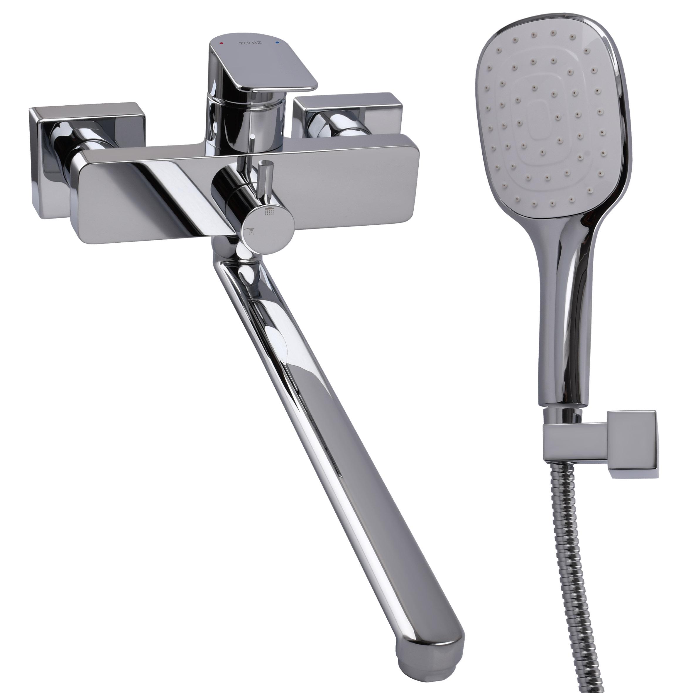 Смеситель для ванны Topaz Sardinia TS 08116-H19 с душевым гарнитуром