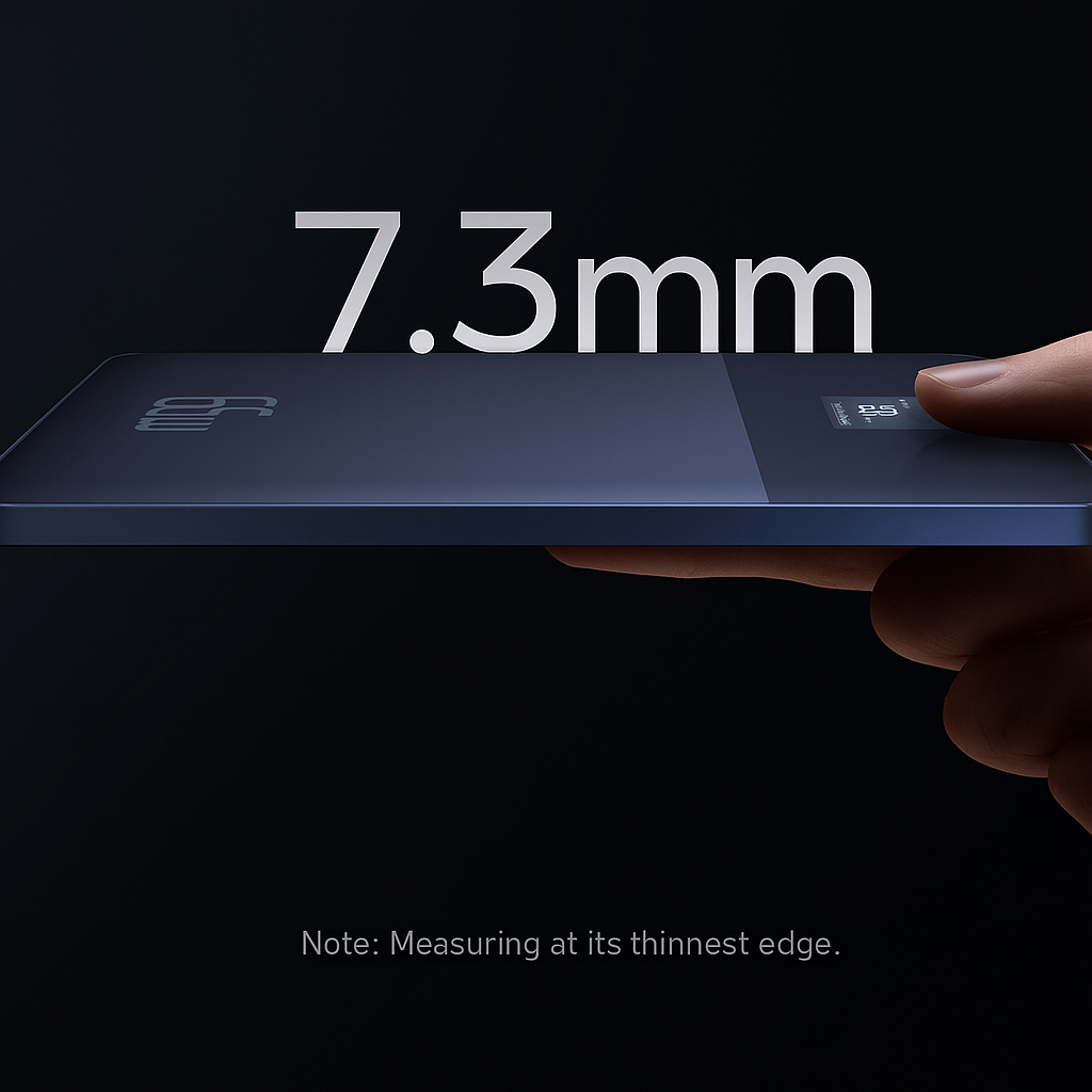 Повербанк с умным дисплеем BASEUS Blade2 Intelligent Edition Power Bank 65W 12000mAh Blue (P10063801323-00) - фото 7