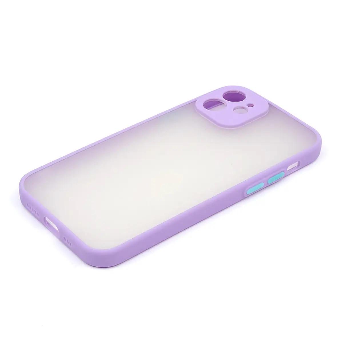 Силиконовый Чехол Накладка Avenger Totu Series Separate Camera Для iPhone 12 Purple