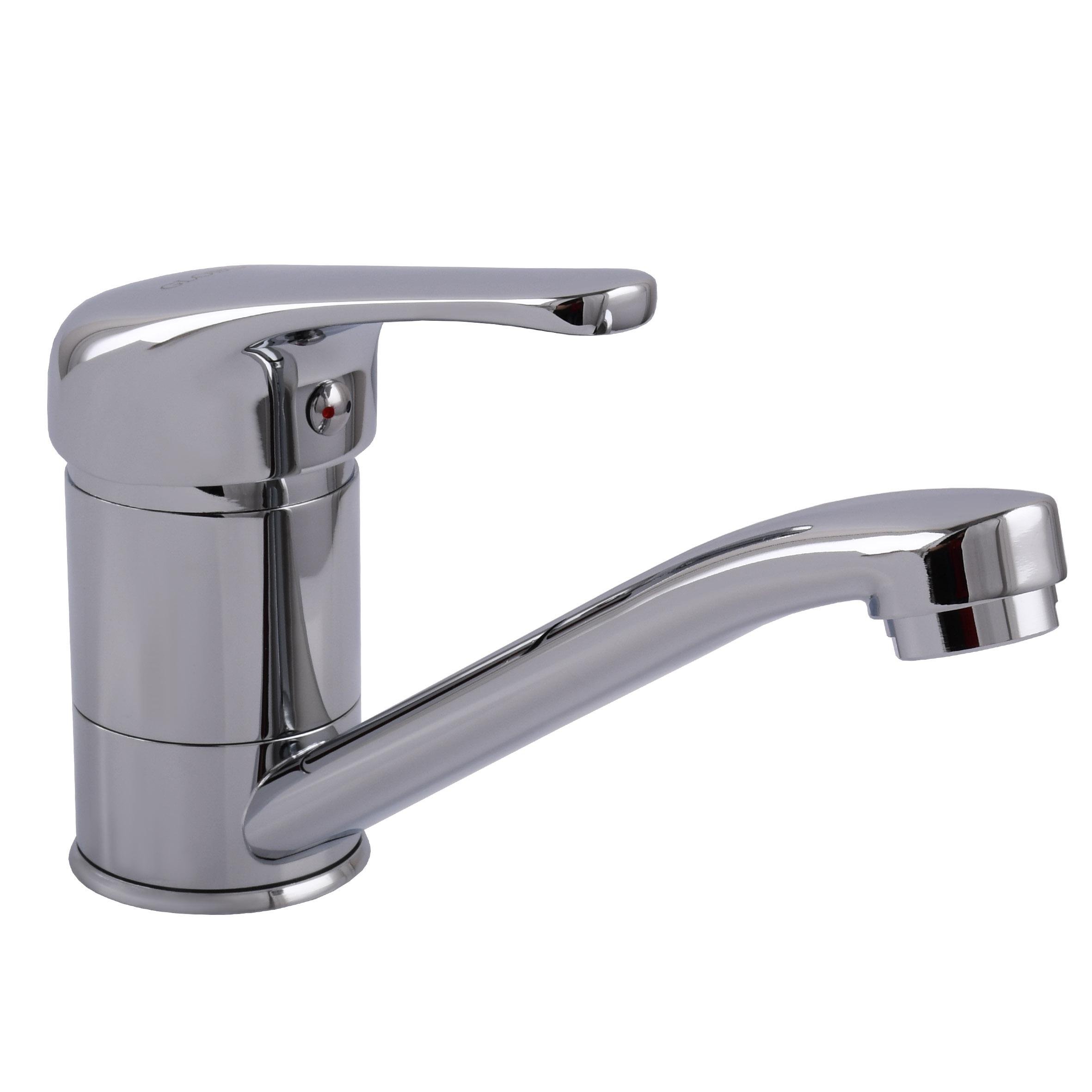 Смеситель для умывальника Globus Lux Solly GLSO-0103M поворотное излияние 15 см (000009295)