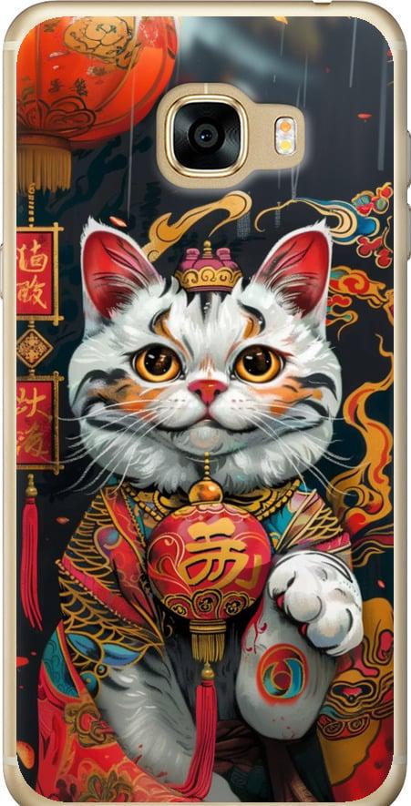 Чехол на Samsung Galaxy C5 C5000 China Cat v2 (6135t-301-42517) Чехол на Samsung Galaxy C5 C5000 China Cat v2 (6135t-301-42517)