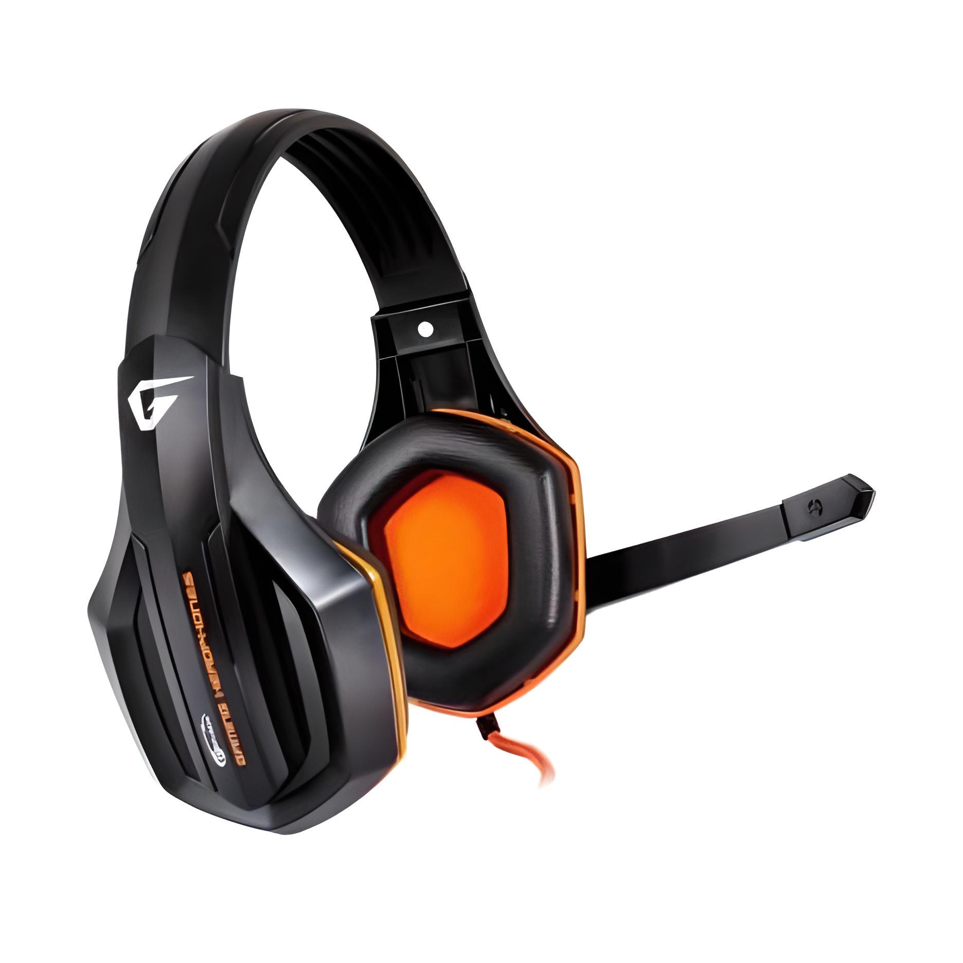 Наушники игровые GEMIX W-330 Black/Orange (10301)