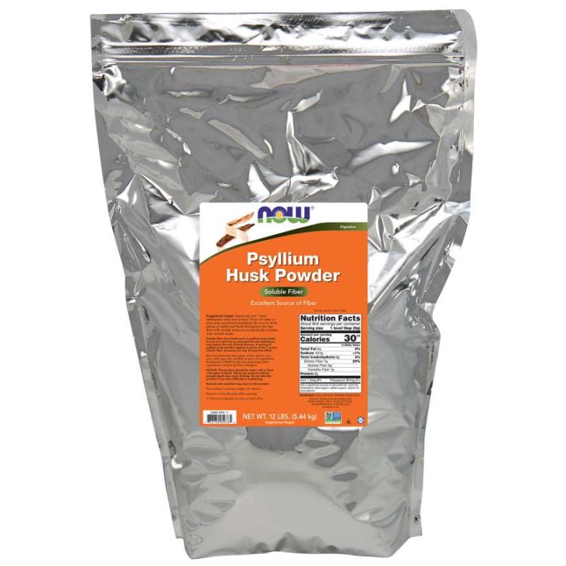 Натуральная добавка NOW Psyllium Husks Powder 5.44 кг (7873)