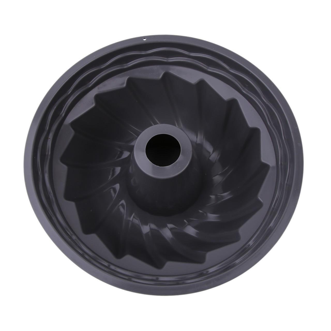 Форма для кекса силиконовая с отверстием посередине 22,5x10см Черный (2356744409) - фото 4 Форма для кекса силиконовая с отверстием посередине 22,5x10см Черный (2356744409) - фото 4