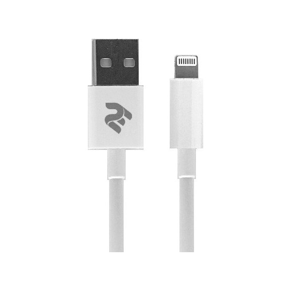 Кабель 2e USB 2.0 to Lightning Molding Type 1 м White (2E-CCLAB-WT)