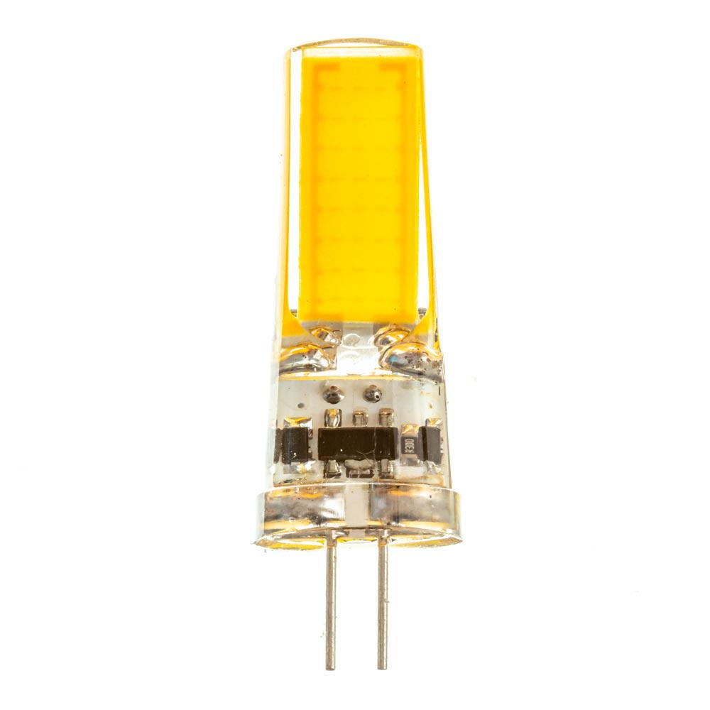 Лампа LED SIVIO G4 теплая силикон 12 V 5 W 3000К Белый (cob2508)