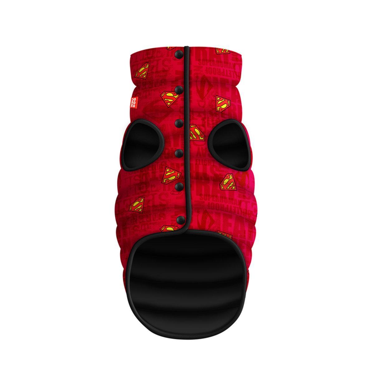 Курточка для собак Waudog Clothes Супермен XS25 37-40х24-27 см Красный (0925-4007 Col)