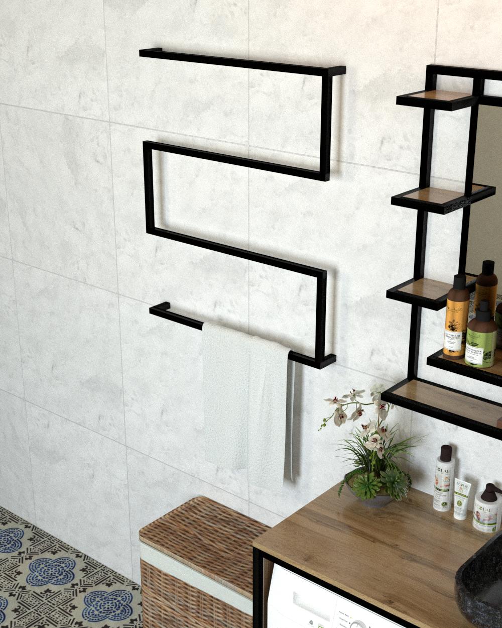 Сушарка для рушників EcoLoft Лінео-1351 в стилі лофт (31727706)