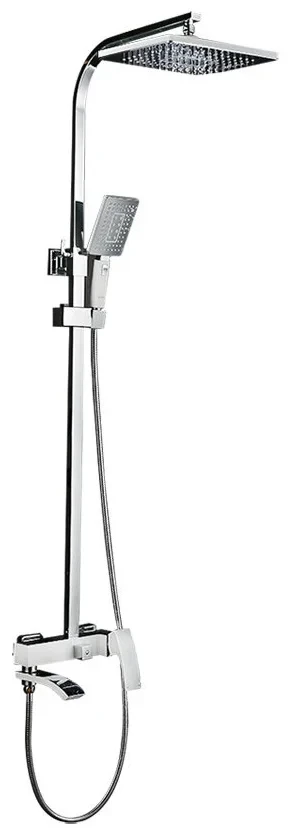 Душевая система Gappo G07 G2407-8 излив-переключатель на лейку Белый/Хром Душевая система Gappo G07 G2407-8 излив-переключатель на лейку Белый/Хром