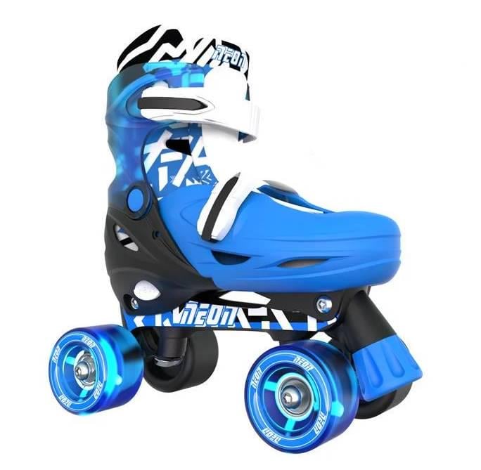 Роликовые коньки Neon Combo Inline Quad 2в1 р. 34-37 Синий (NC47B4)