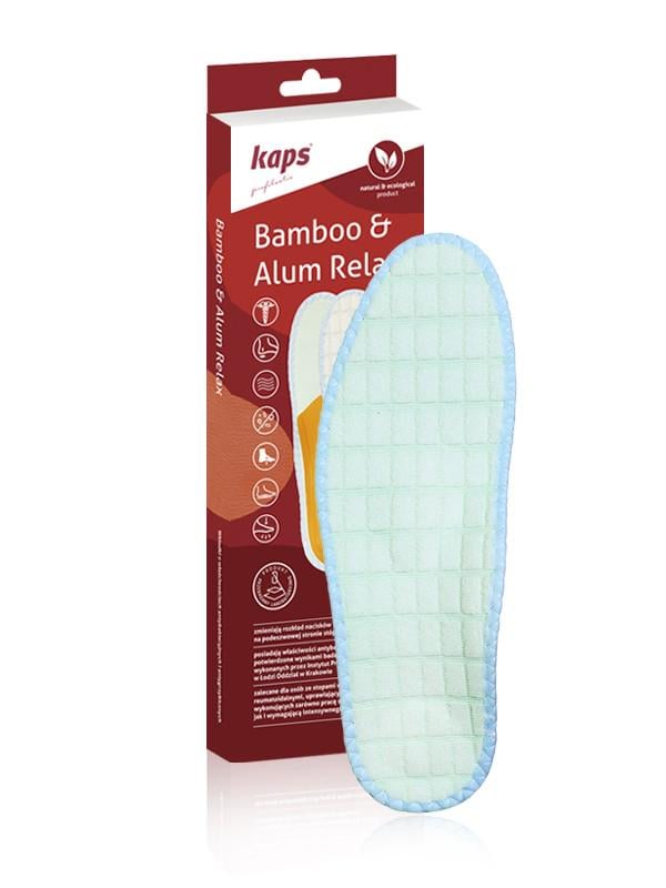 Устілки ортопедичні Kaps Bamboo&Alum Relax з бамбуковим покриттям р. 42 (030122_42)