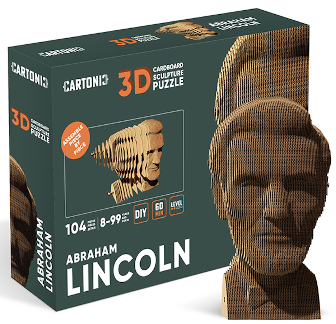 Картонний конструктор Cartonic 3D Puzzle LINCOLN (8987149) - фото 1